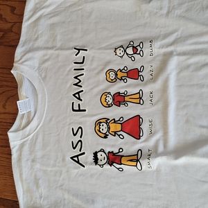 Jerzees Size XL Men's "A$$" Family T-shirt